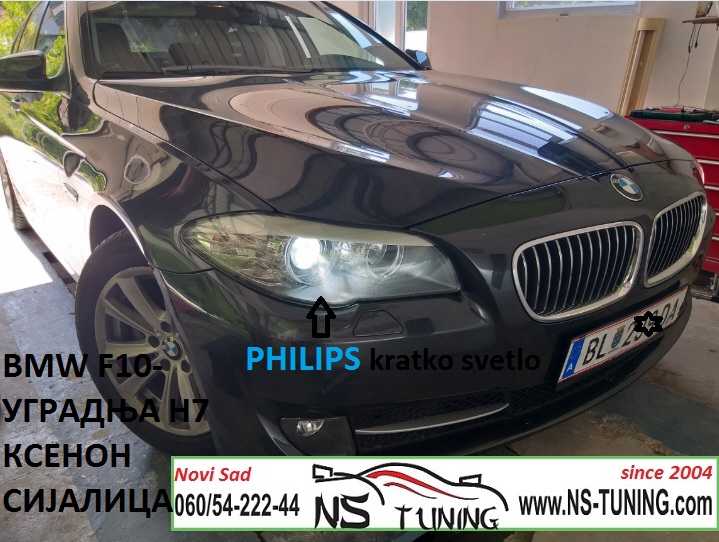 bmw f10 xenon sijalica h7 ugradnja trafo canbus ugradnja novi sad tuning